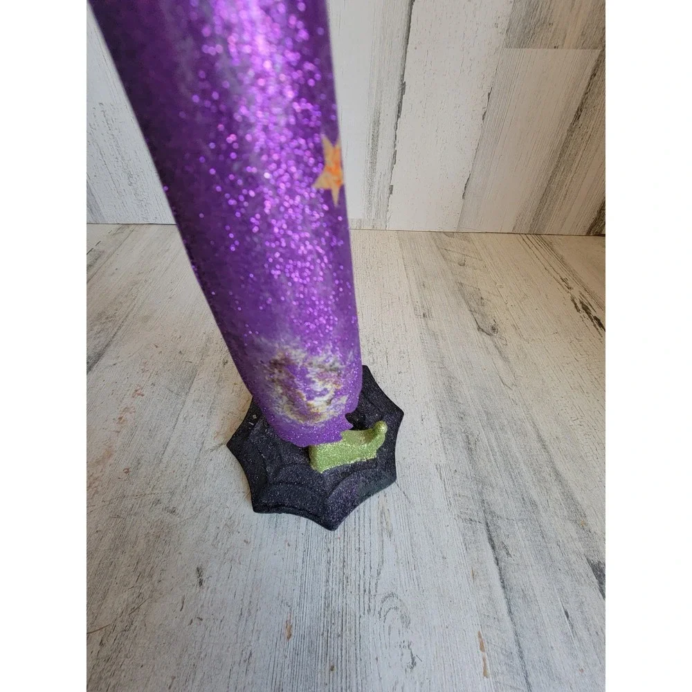 Pier 1 Halloween cat treat glitter witch unique star home decor figure